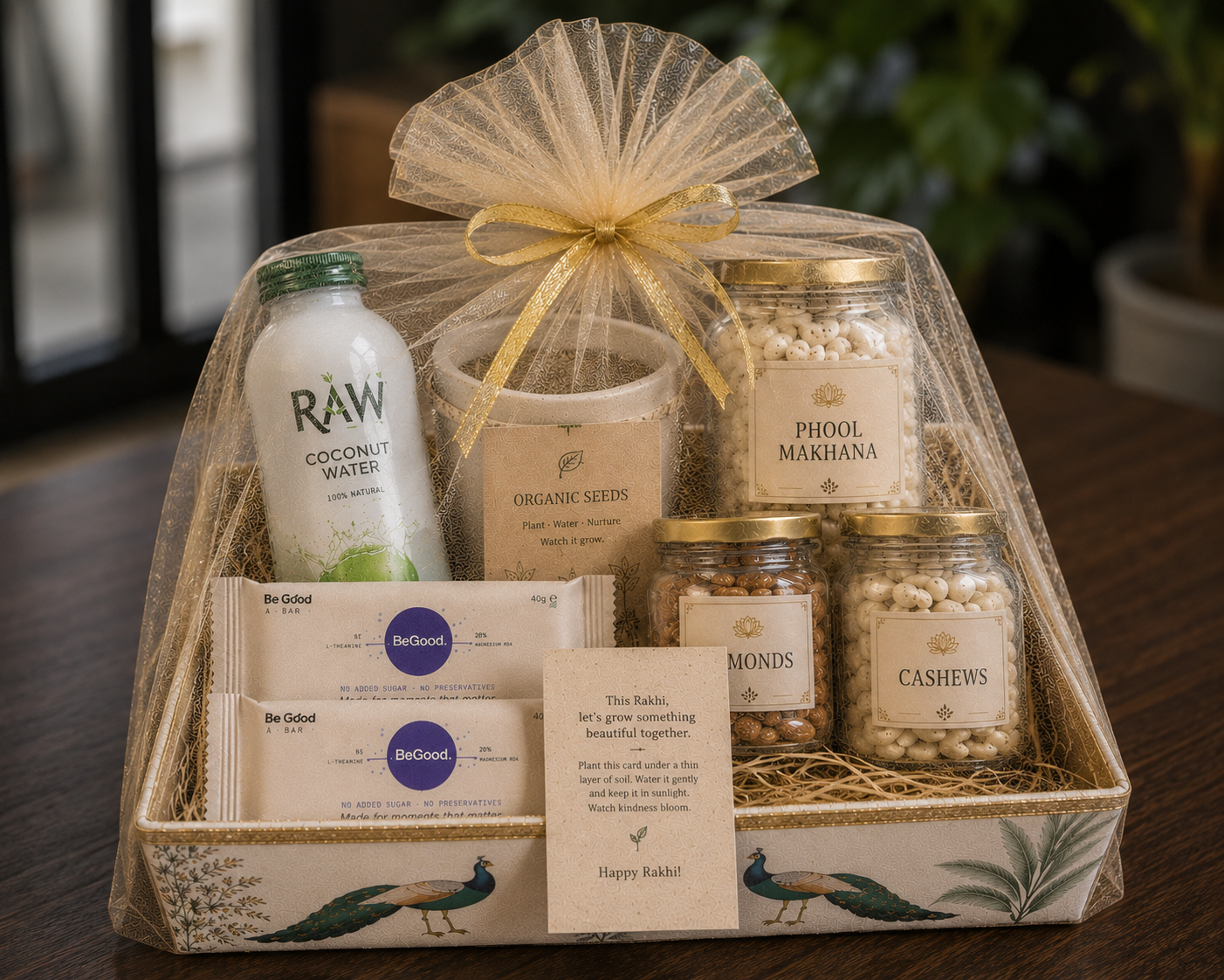 BeGood Rakhi Hamper - net wrapped
