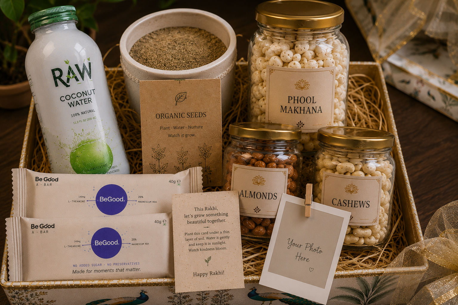 BeGood Rakhi Hamper - contents close up